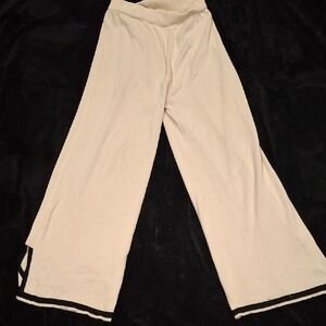 Stylish Cream Wide-Leg Pants